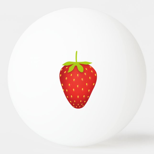 Bolinha De Ping Pong Morango (Frente)