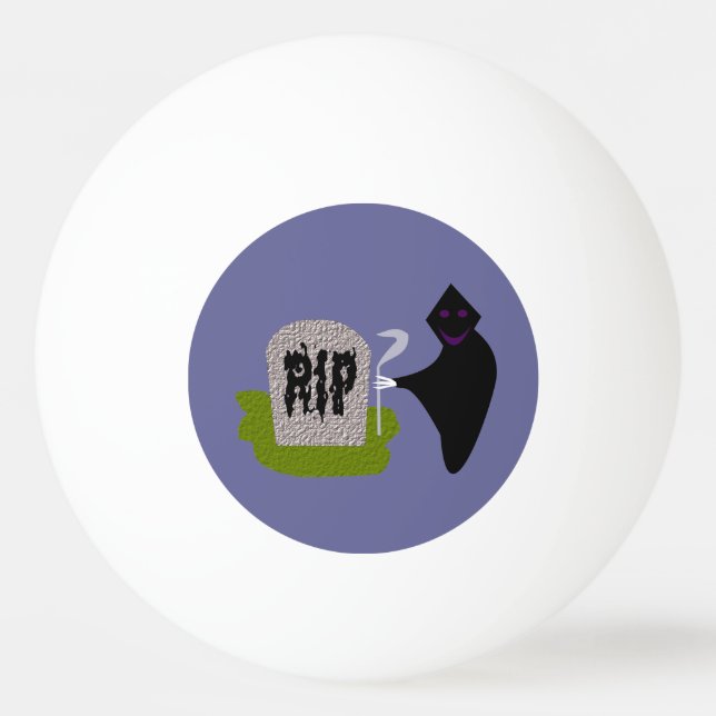 Bolinha De Ping Pong Morte no Cemitério Ping Pong Ball (Frente)