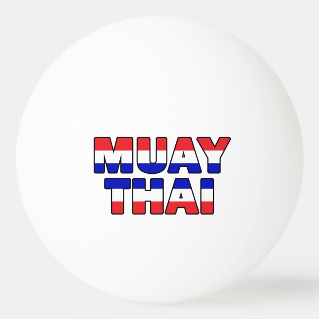 Bolinha De Ping Pong Muay Thai (Frente)
