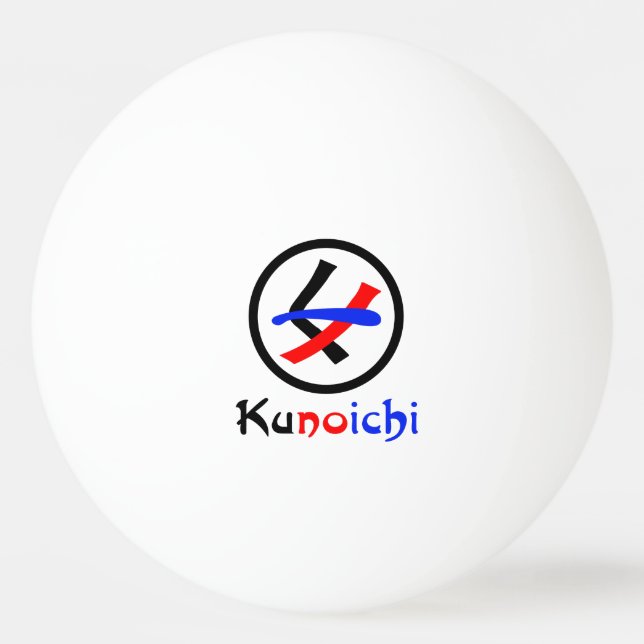 Bolinha De Ping Pong Mulher Ninja Kunoichi く ノ 一 (Frente)