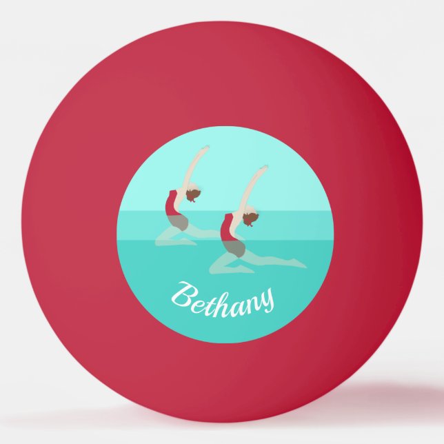 Bolinha De Ping Pong Nadação Artística (Frente)