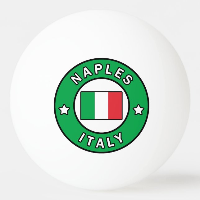 Bolinha De Ping Pong Nápoles Itália (Frente)