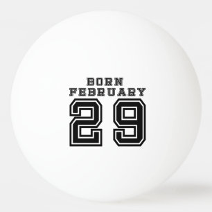 Bolinha De Ping Pong Nascer de fevereiro de 29