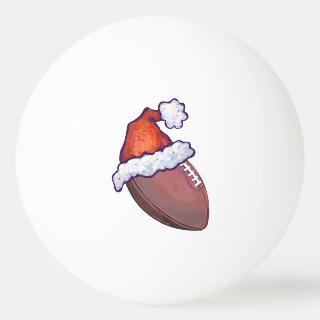 Bolinha De Ping Pong Natal de futebol (Verso)