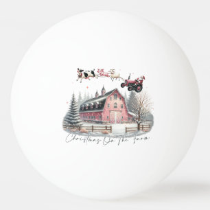 Bolinha De Ping Pong Natal na Fazenda, Feliz Natal