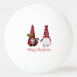 Bolinha De Ping Pong Natal Personalizado dos Gnomos Clássicos