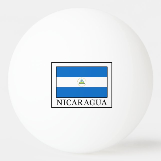 Bolinha De Ping Pong Nicarágua (Frente)
