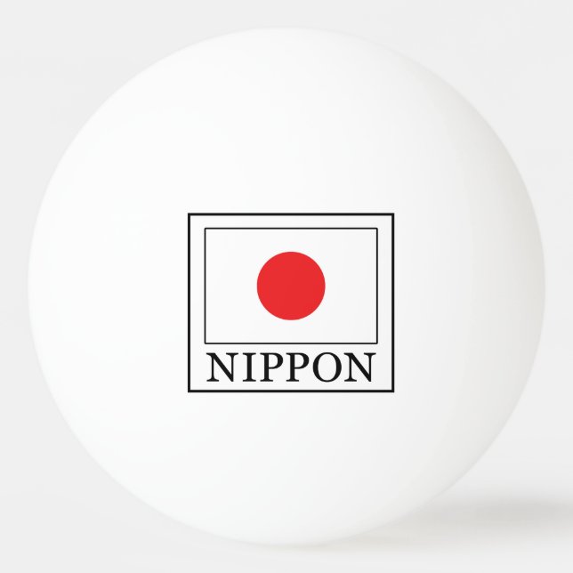 Bolinha De Ping Pong Nippon (Frente)