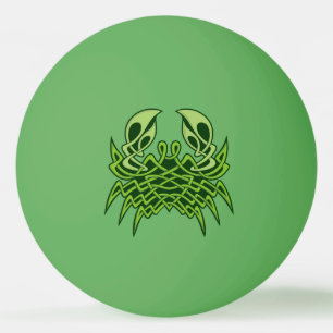 Bolinha De Ping Pong Nó Celular Verde Caranguejo