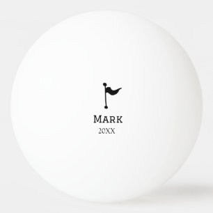 Bolinha De Ping Pong nome da equipe adicionar nome do jogador data espo
