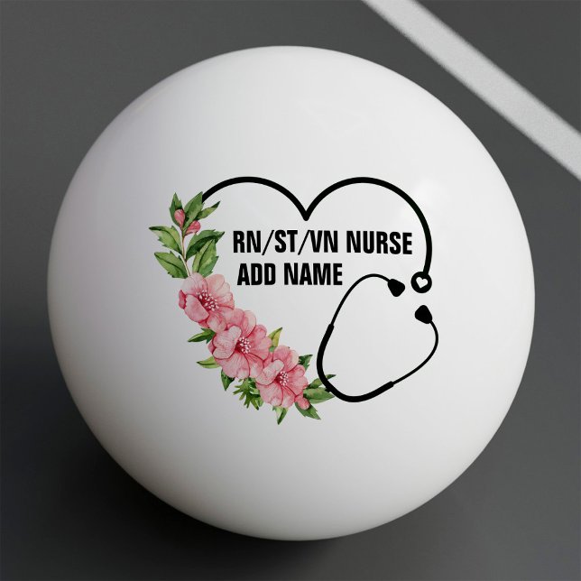 Bolinha De Ping Pong Nome de Enfermeiro Veterano Registrado por Estudan (Criador carregado)