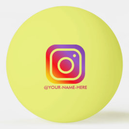 Bolinha De Ping Pong Nome de instagrama personalizado Simples mínimo