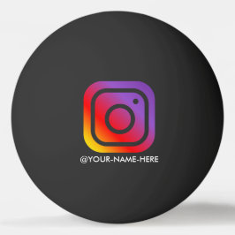 Bolinha De Ping Pong Nome de instagrama personalizado Simples mínimo
