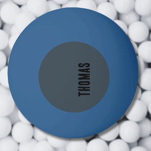 Bolinha De Ping Pong Nome Mínimo Personalizado da Cinza de Carvão