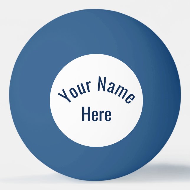 Bolinha De Ping Pong Nome personalizado (Frente)