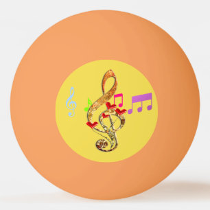 Bolinha De Ping Pong Nota de música emoji