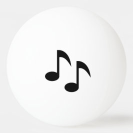 Bolinha De Ping Pong Notas de Música