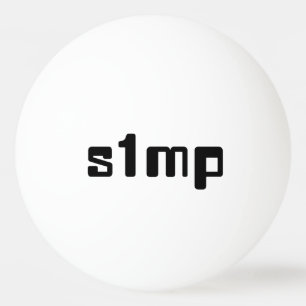 Bolinha De Ping Pong Número Um Simp