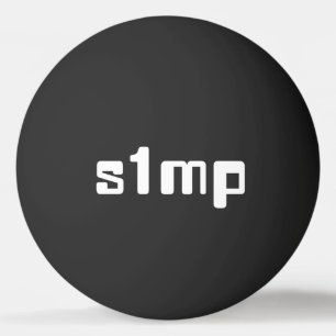 Bolinha De Ping Pong Número Um Simp Ping Pong Ball