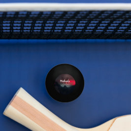 Bolinha De Ping Pong Nuvens a arder, nevoeiro e monograma das montanhas