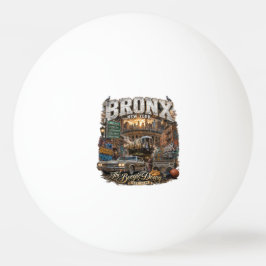 Bolinha De Ping Pong O Bronx Nova York Boogie Down Colagem Urbana