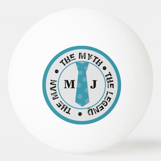 Bolinha De Ping Pong O homem o mito da legenda nome personalizado (Frente)