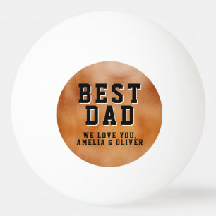 Bolinha De Ping Pong O melhor Pai do Alarme Metálico do Pai