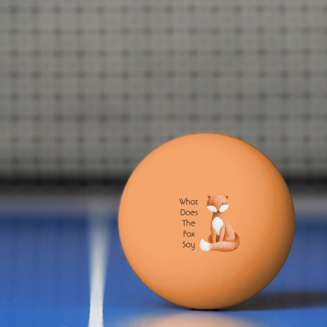 Bolinha De Ping Pong O Que Diz a Raposa? (Líquido)