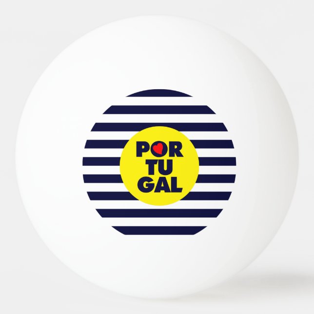 Bolinha De Ping Pong O sol português (Frente)