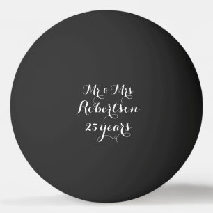 Bolinha De Ping Pong O Sr. e a Sra. 25 do casamento.