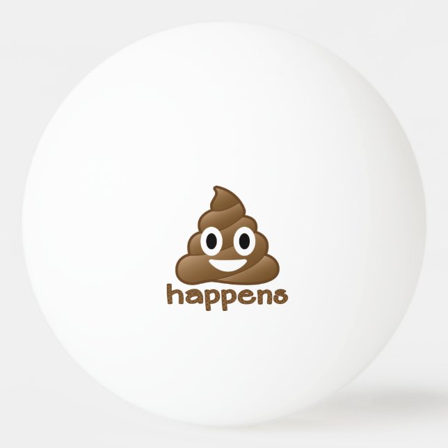 Bolinha De Ping Pong O tombadilho acontece Emoji (Frente)