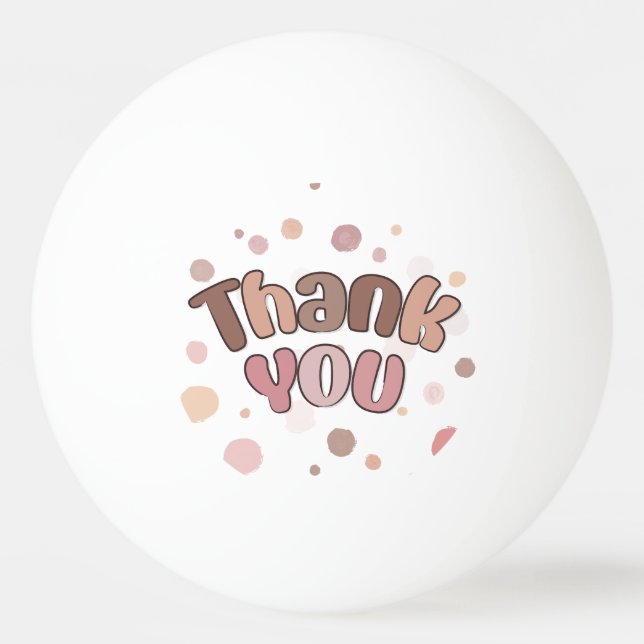 Bolinha De Ping Pong Obrigado (Frente)