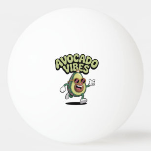 Bolinha De Ping Pong Óculos de Sol Divertidos Abacate
