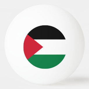 Bolinha De Ping Pong oficialmente pavilhão do Estado da Palestina