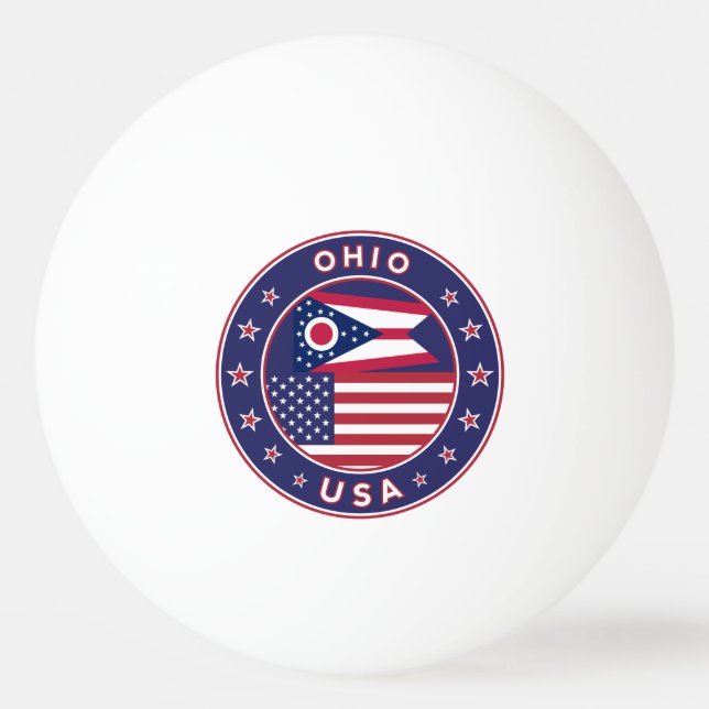 Bolinha De Ping Pong Ohio (Frente)