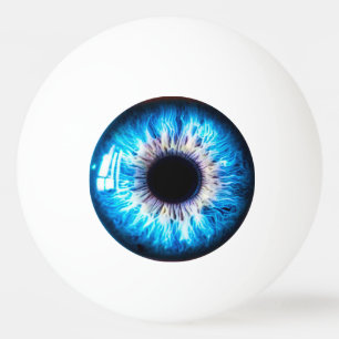 Bolinha De Ping Pong olho azul
