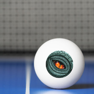 Bolinha De Ping Pong Olho de Predador Réptil Primitivo