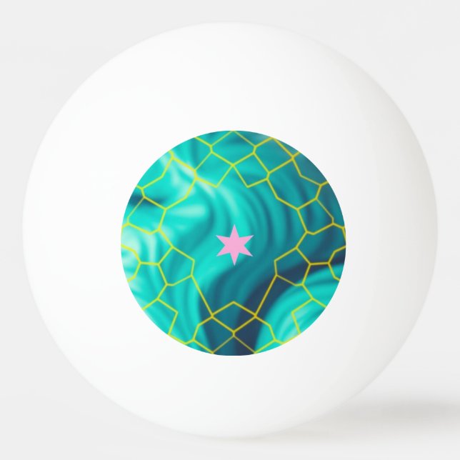 Bolinha De Ping Pong Onda Coral Pong (Frente)