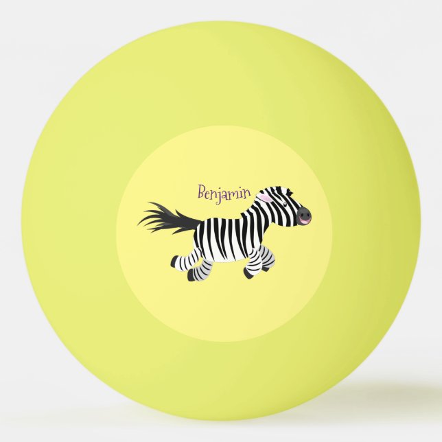 Bolinha De Ping Pong Óptica engraçada e engraçada com desenho animado (Frente)