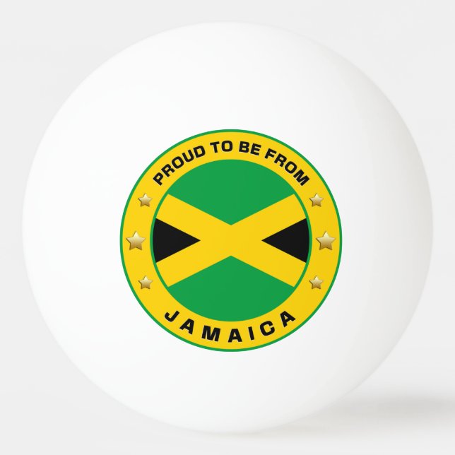 Bolinha De Ping Pong Orgulho De Ser Da Jamaica (Frente)