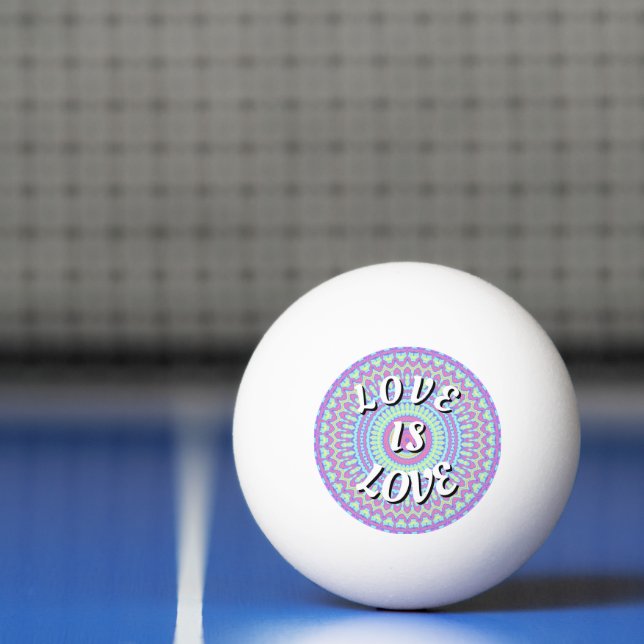 Bolinha De Ping Pong Orgulho Love Is Love (Líquido)