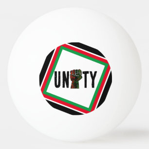 Bolinha De Ping Pong orgulho negro punho vermelho verde bandeira pan-af