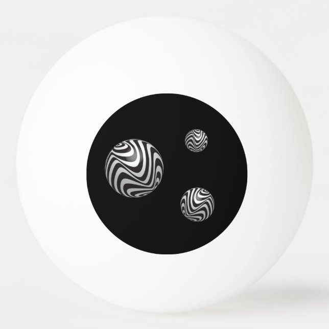 Bolinha De Ping Pong Ótica através de Formas (Frente)