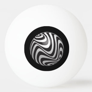 Bolinha De Ping Pong Ótica através de Formas