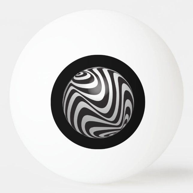 Bolinha De Ping Pong Ótica através de Formas (Frente)