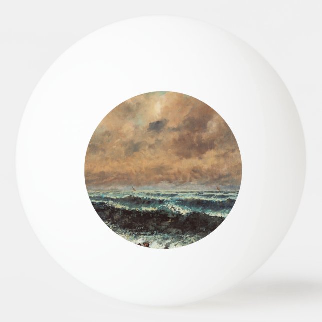 Bolinha De Ping Pong Outono - Gustave Courbet (Frente)