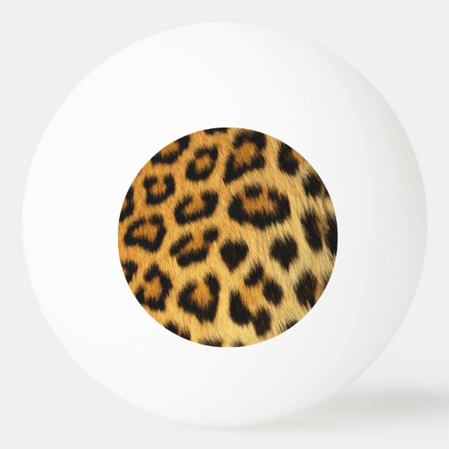 Bolinha De Ping Pong Pá de impressão leopardo (Frente)