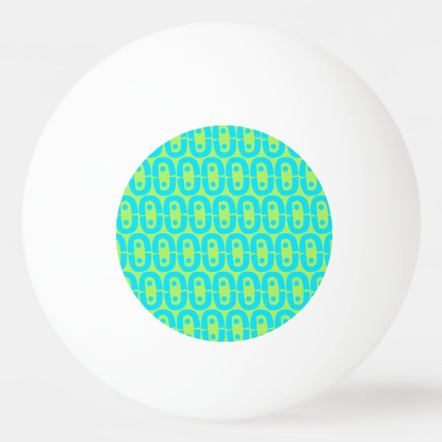 Bolinha De Ping Pong padrão colorido moderno (Frente)