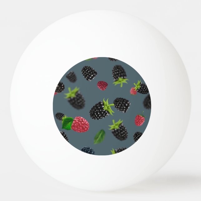 Bolinha De Ping Pong Padrão de framboesa 2 (Frente)