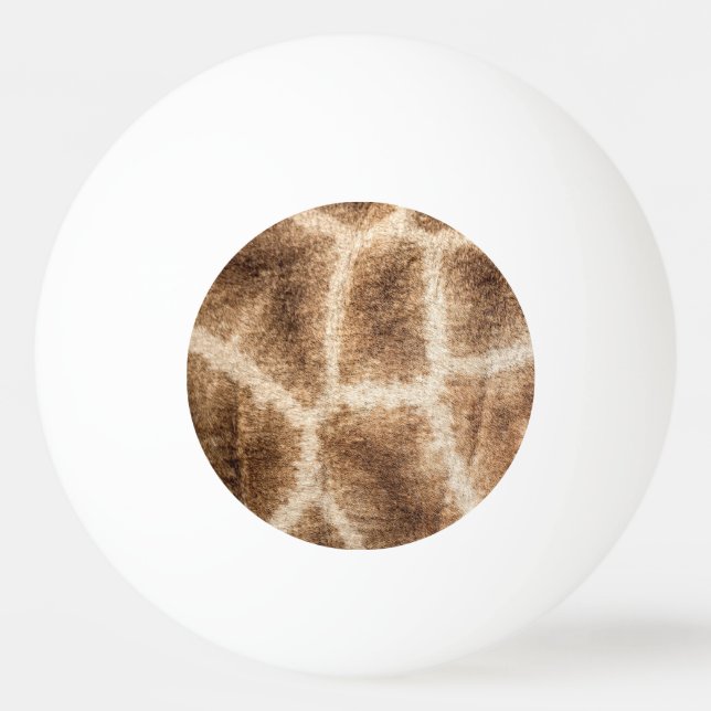 Bolinha De Ping Pong Padrão de Girafa (Verso)
